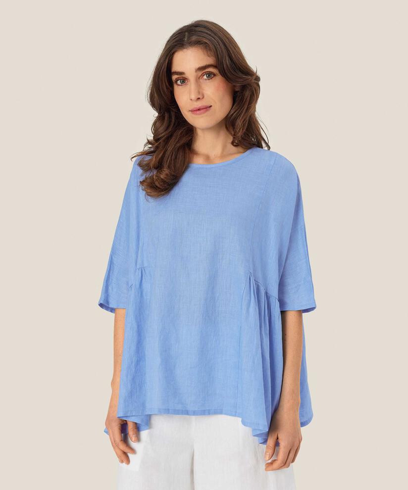 Blissea Blouse, Della Blue