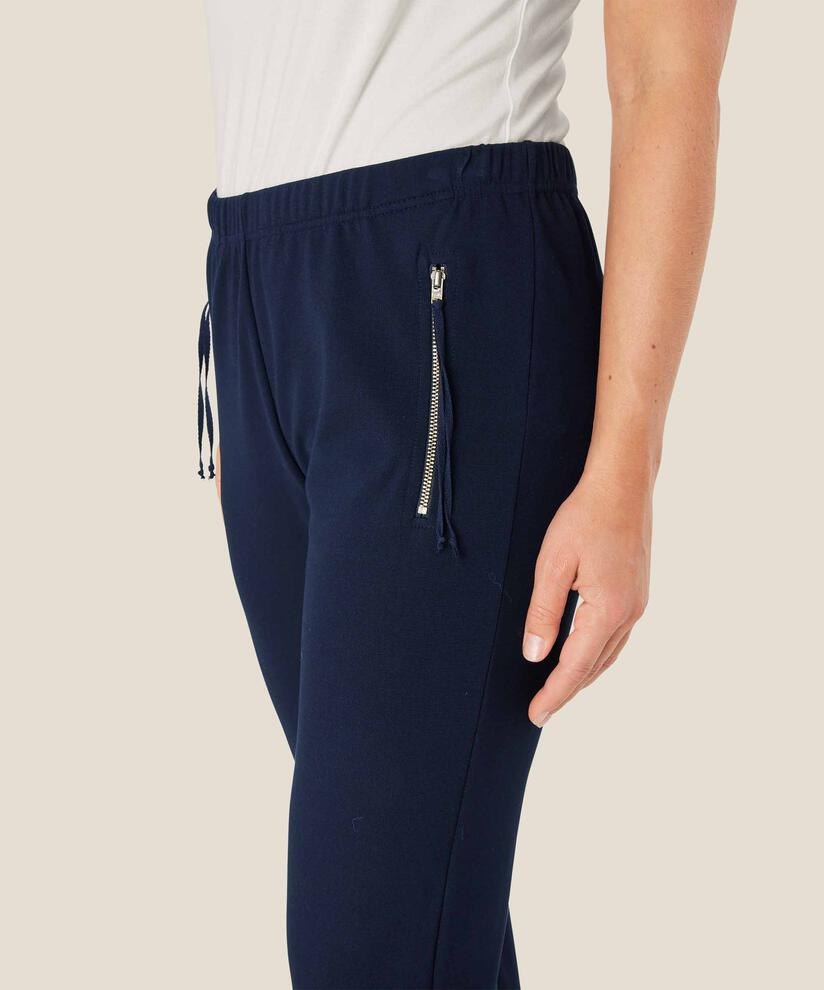Parissi Jersey Trousers, Navy