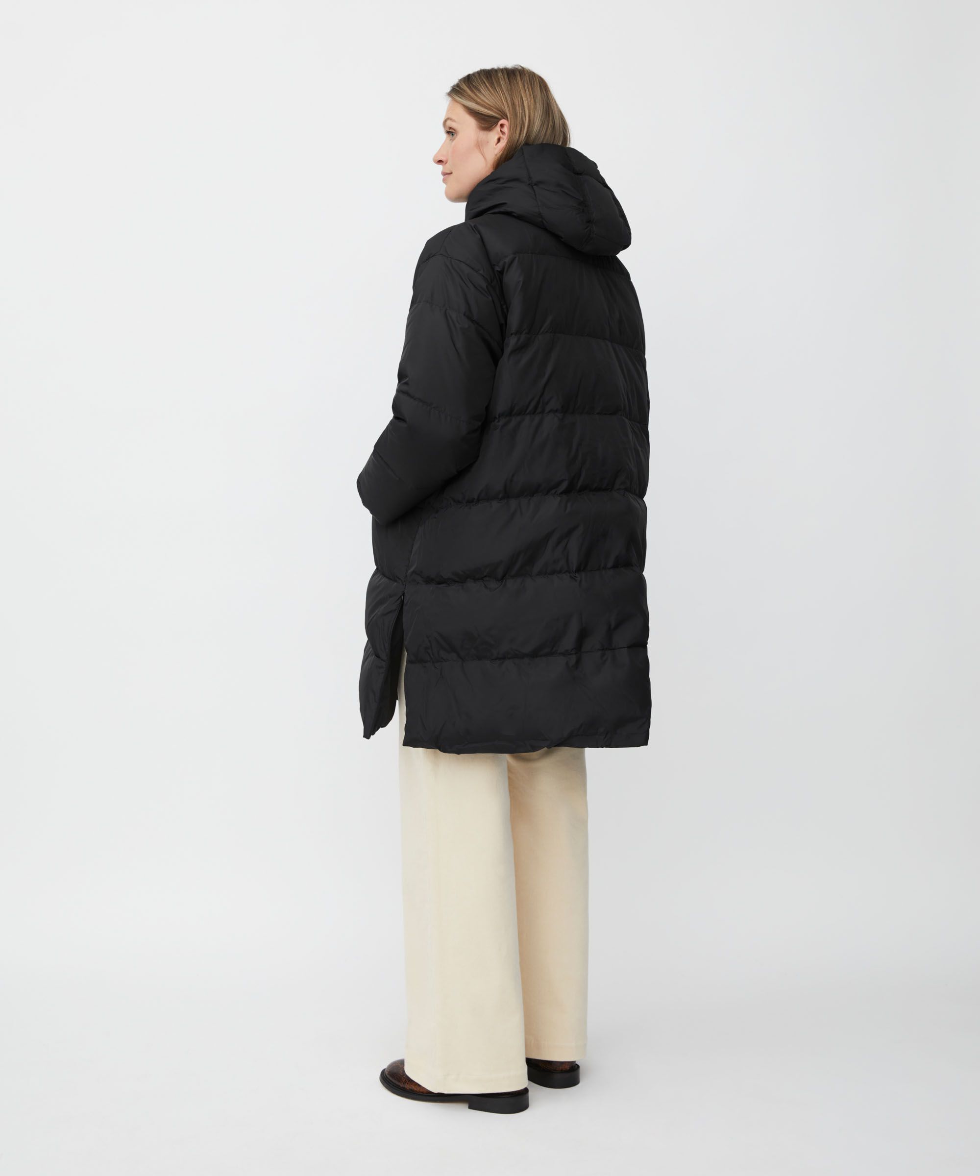 Thilde Down Coat, Black