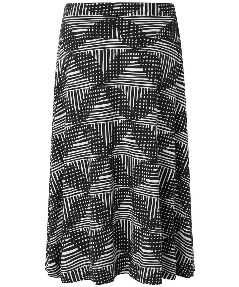 SABA JERSEY SKIRT, Black