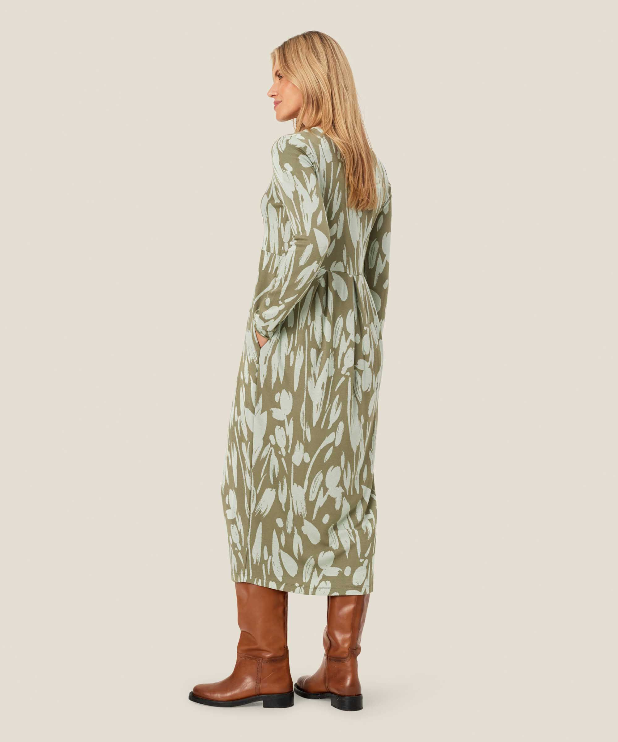 Nilana JERSEY Dress, Frosty Green