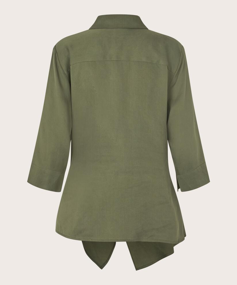 Isalena Shirt, D. Lichen Green