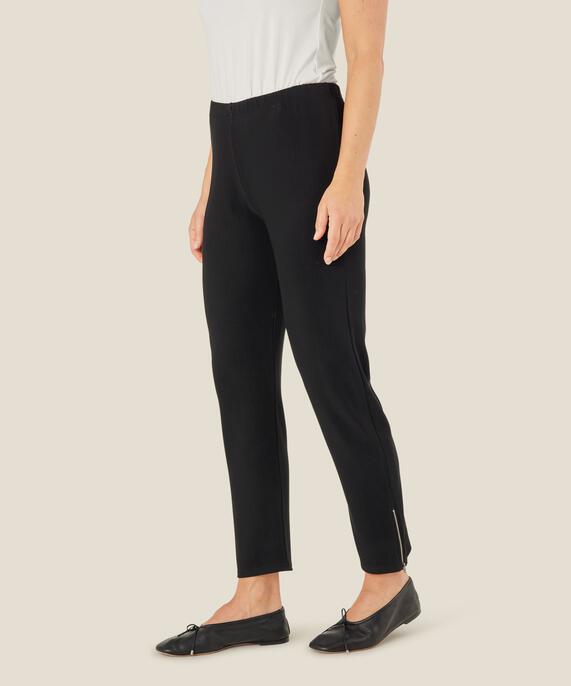 Polly JERSEY Trousers, Black
