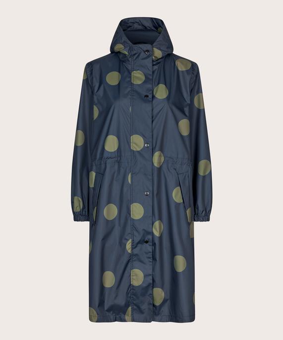Terenna Rain Coat, Mood Indigo