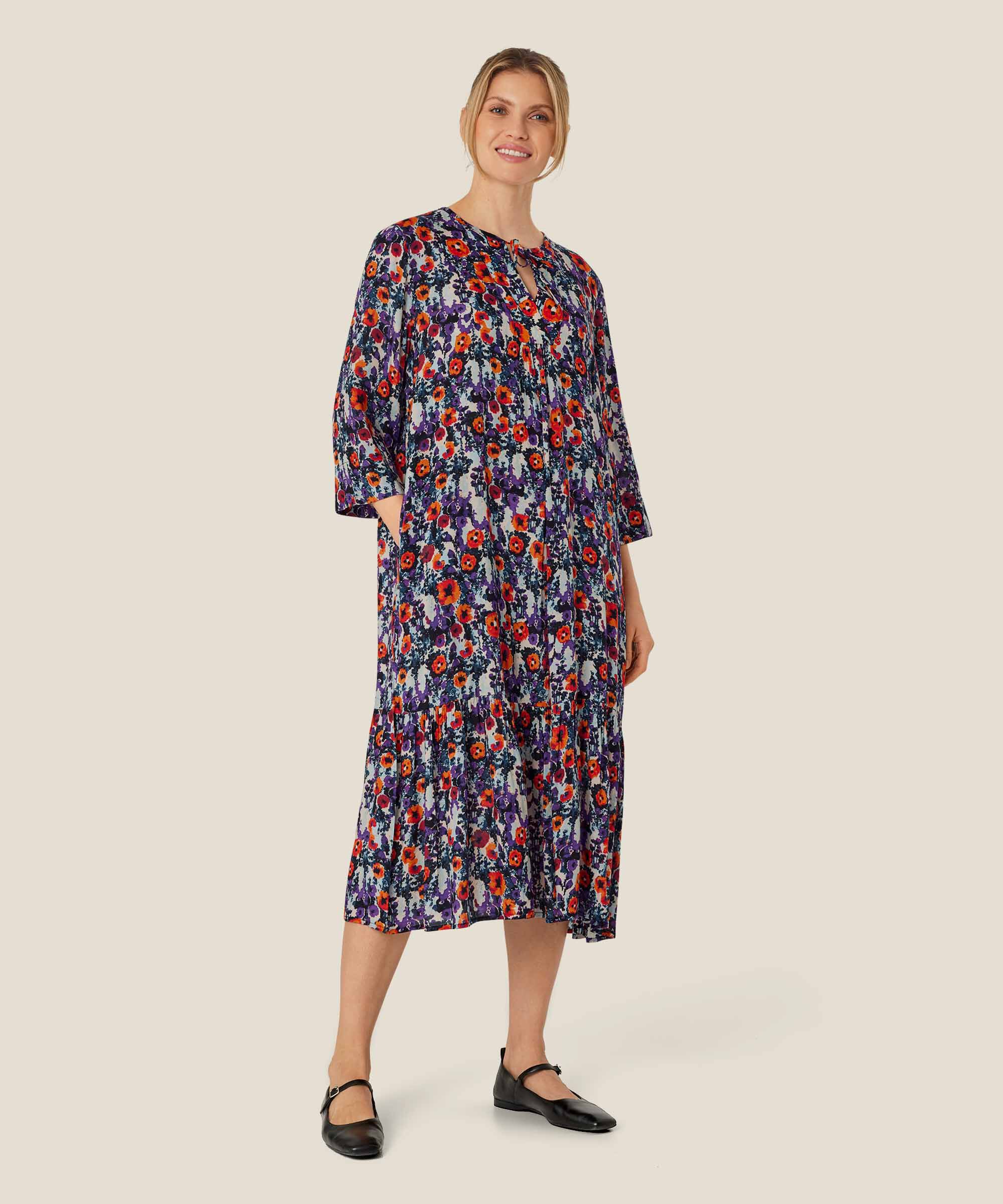 Nampula Dress, Meadow Violet