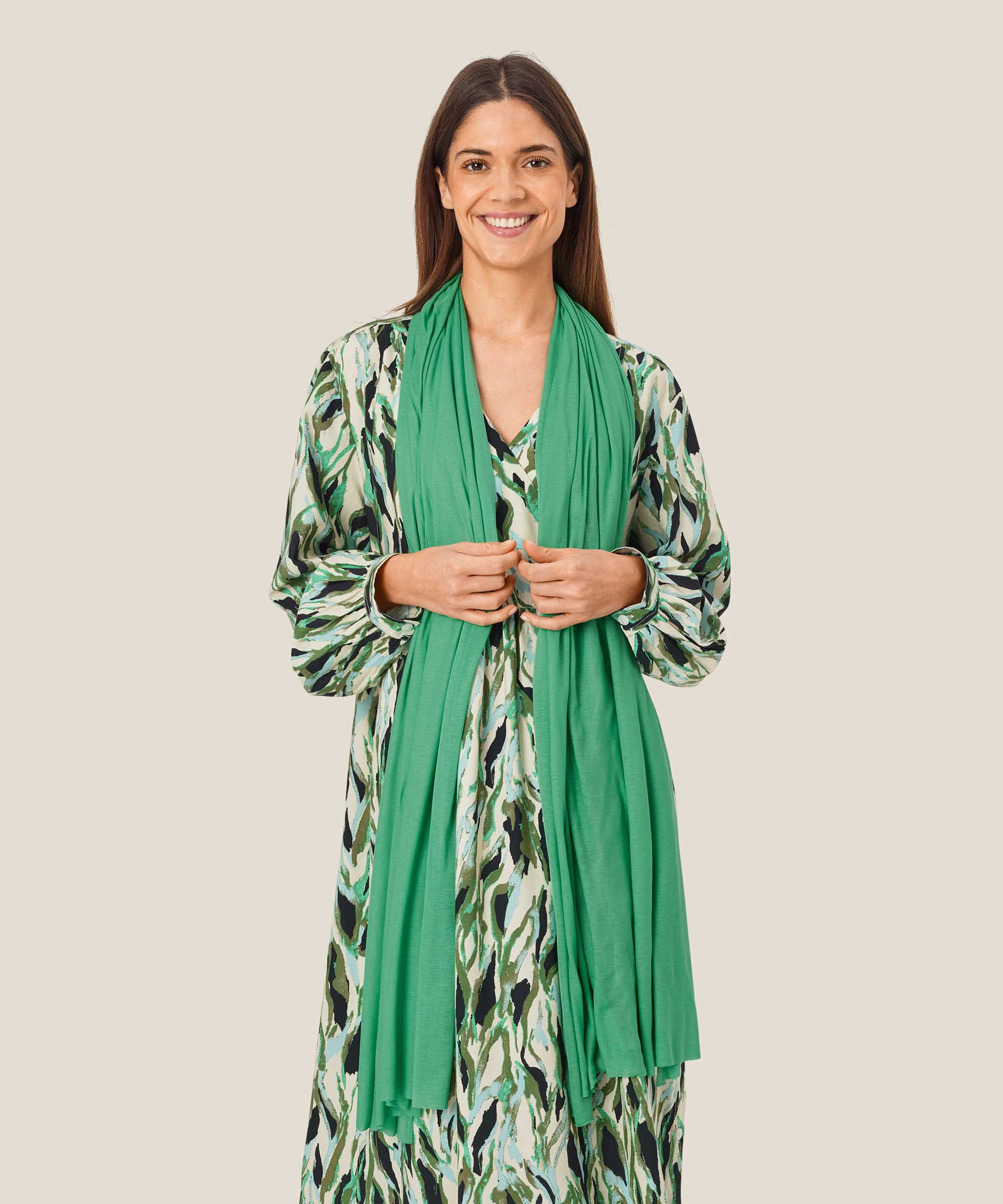 Amega JERSEY Scarf, Winter Green