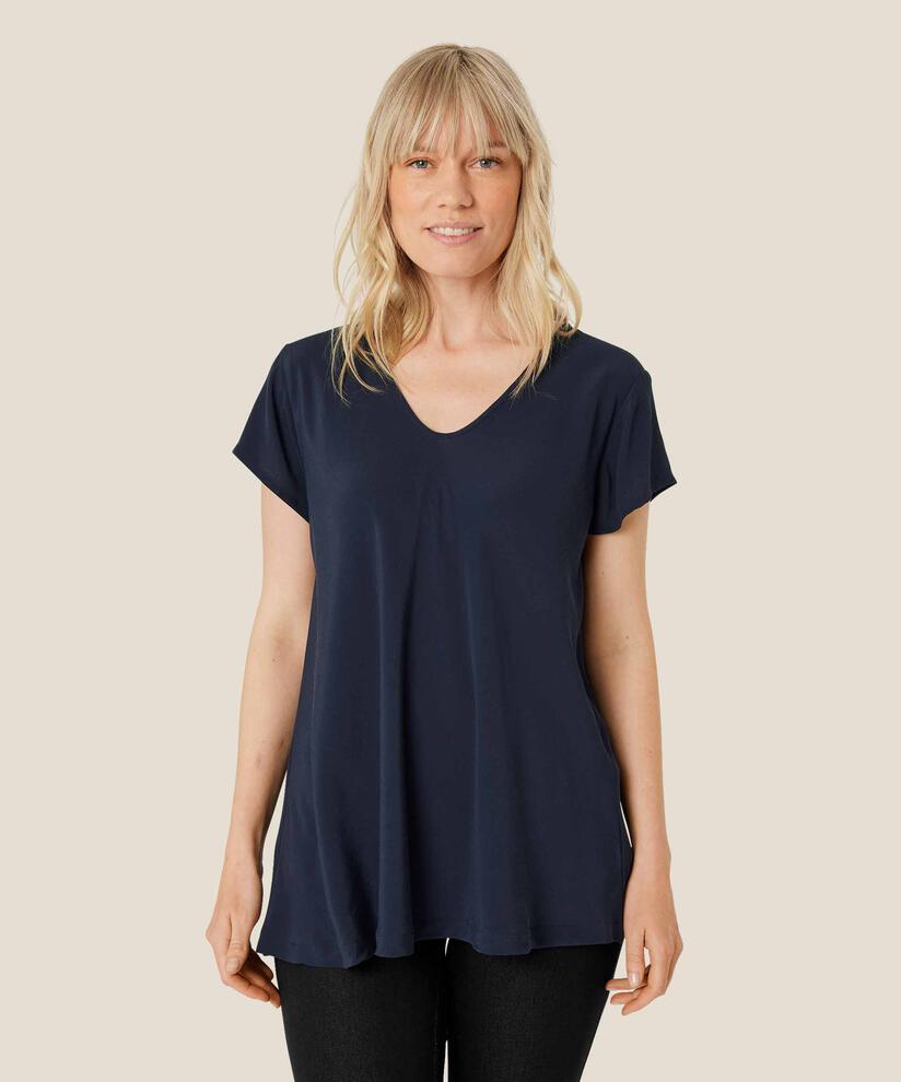 Kallo Blouse, Navy