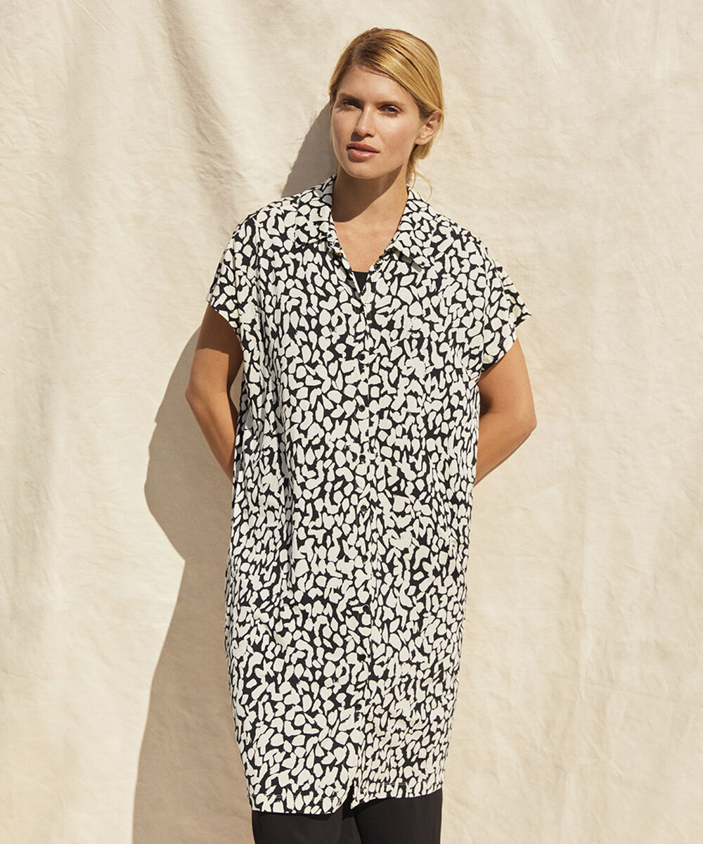 ODELLI SHIRT DRESS, Whitecap