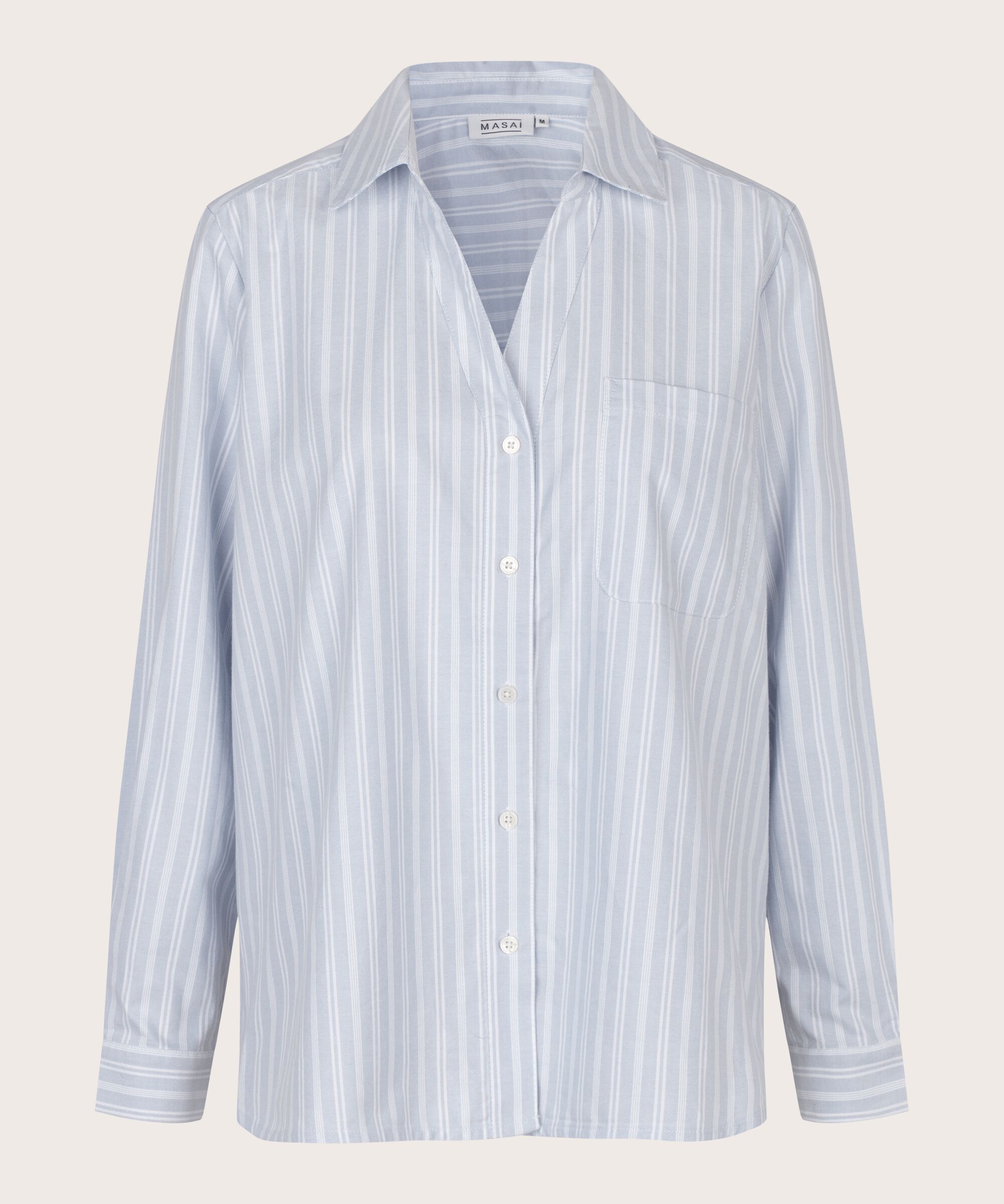 Isela Shirt, Blue Fog