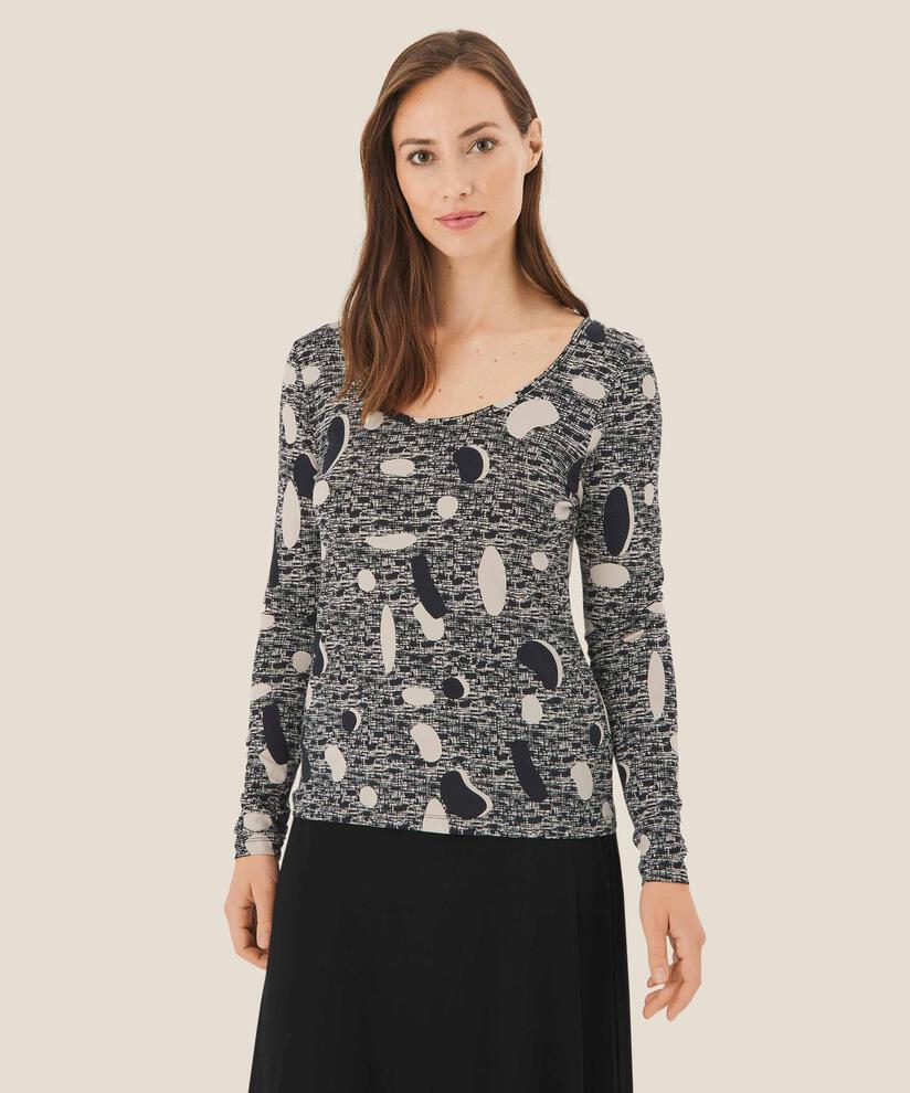 Barani JERSEY Top, Black