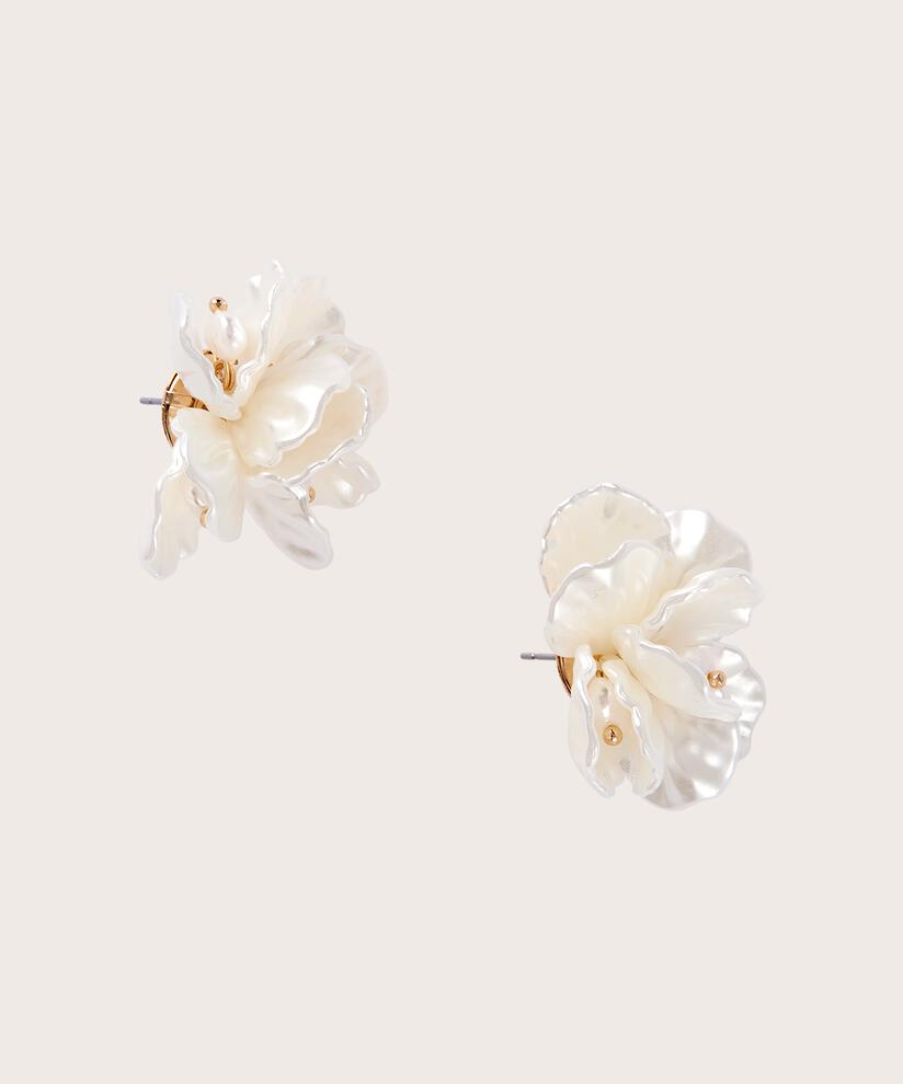 Renert Earrings, Whitecap