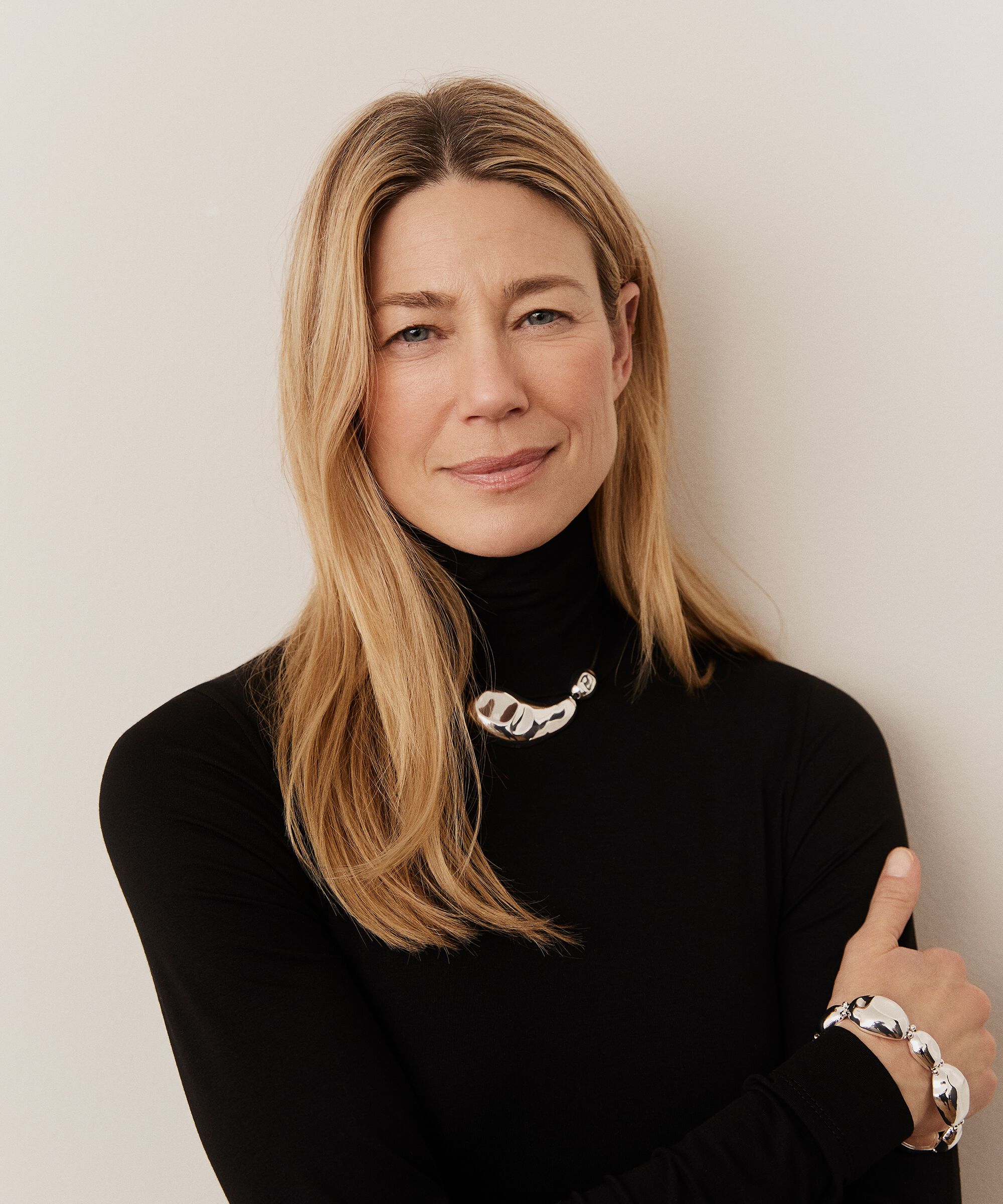 Rainan Necklace, Silver