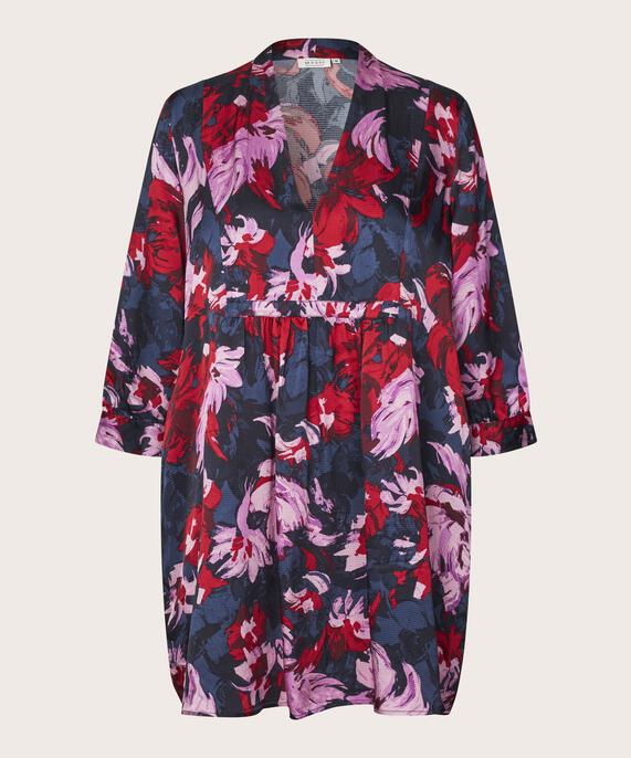 Gojana Tunic, Scarlet Sage