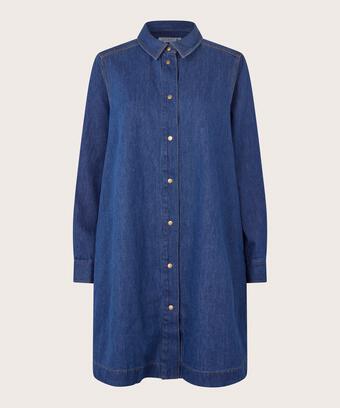 Ingelena Denim Shirt, Dark Denim