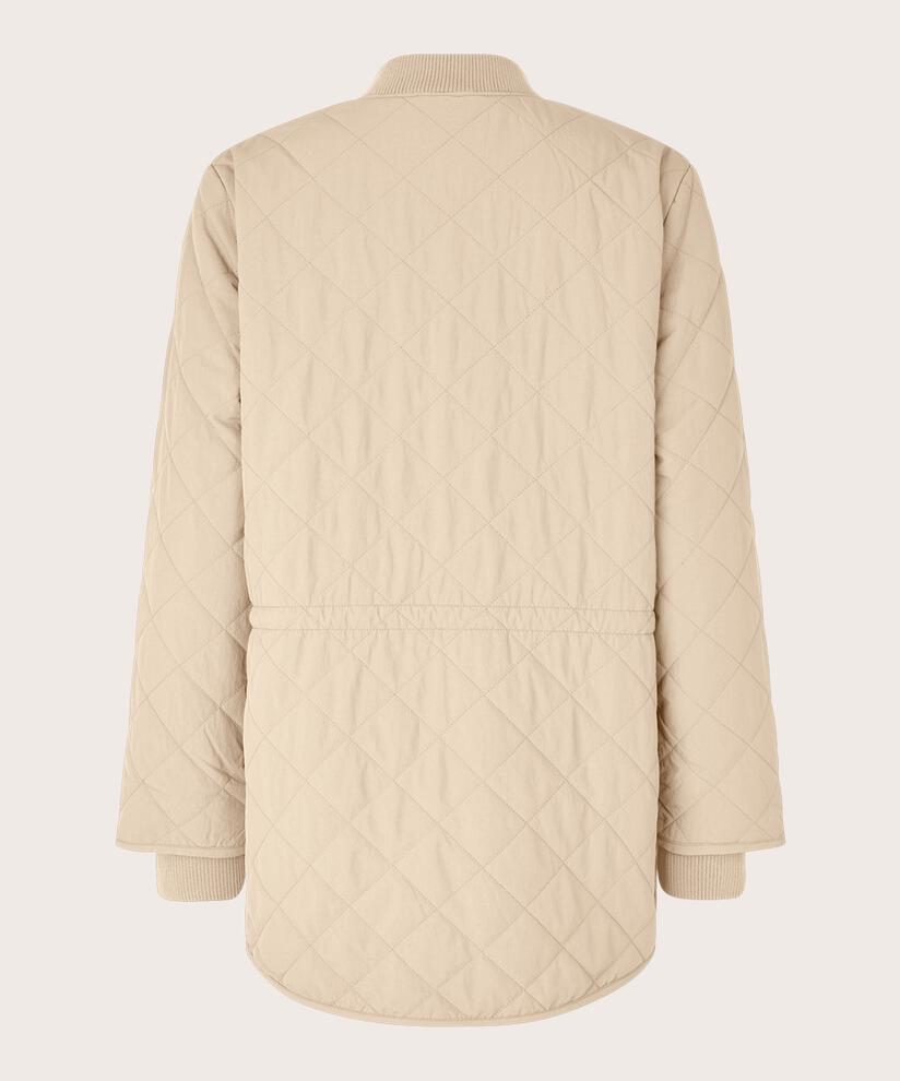 Topasi Coat, Oyster White