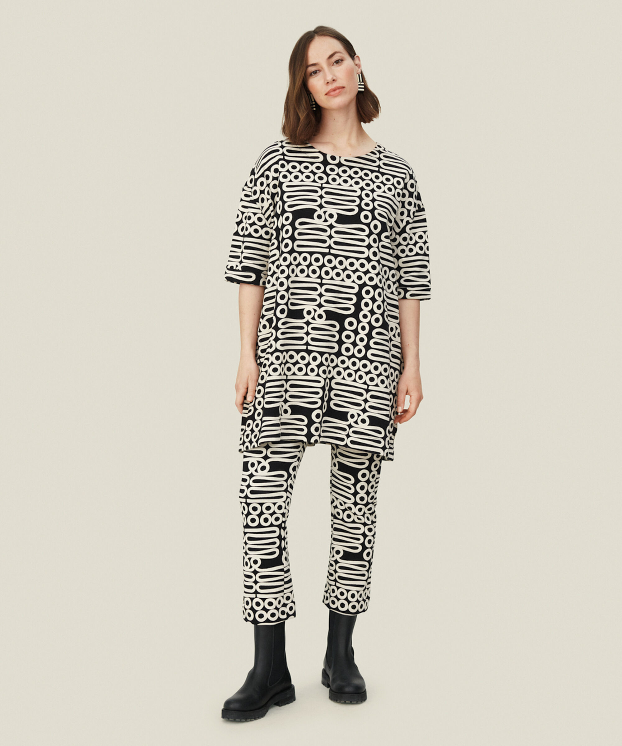 PABA JERSEY TROUSERS, Black