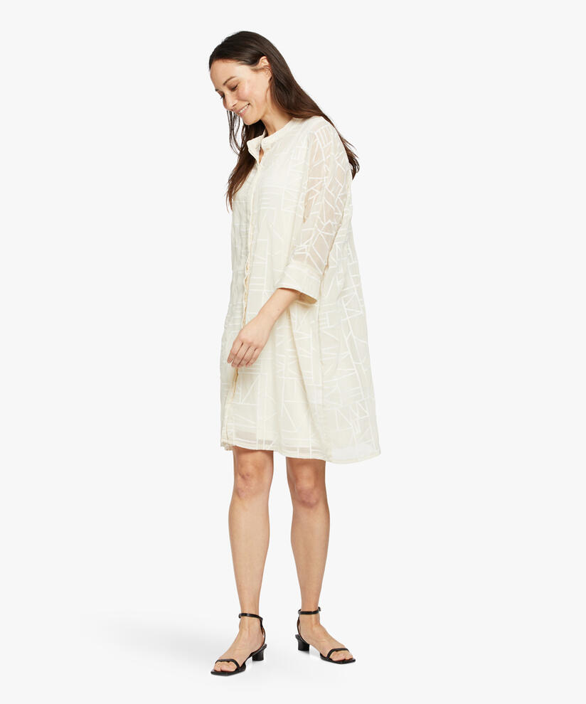 IOSETTA SHIRT DRESS, Whitecap