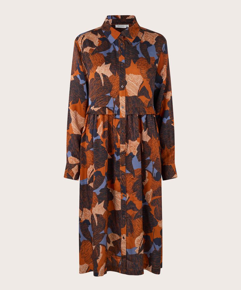 Nollira Shirt Dress, Autumnal