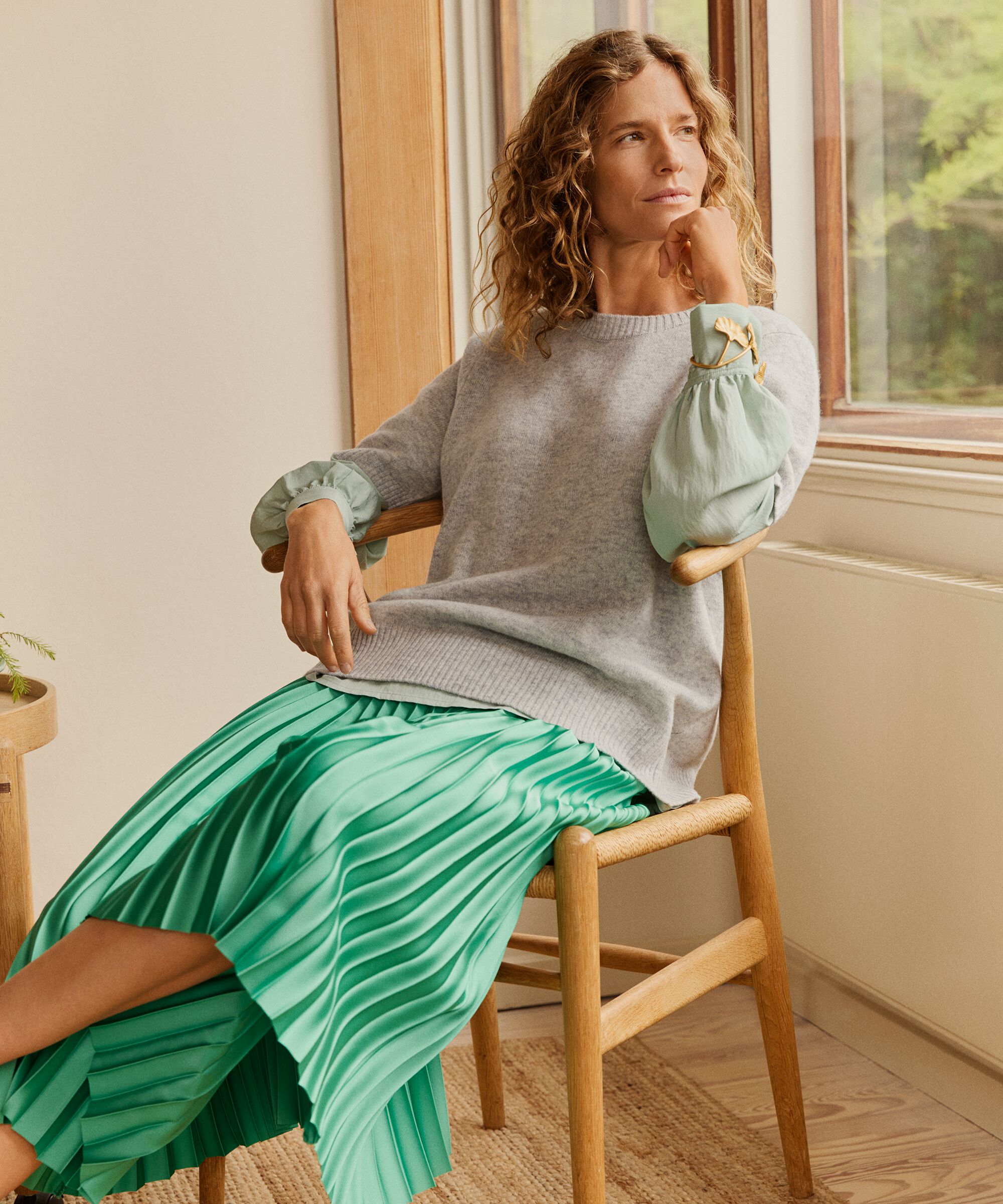 Sana Skirt, Winter Green