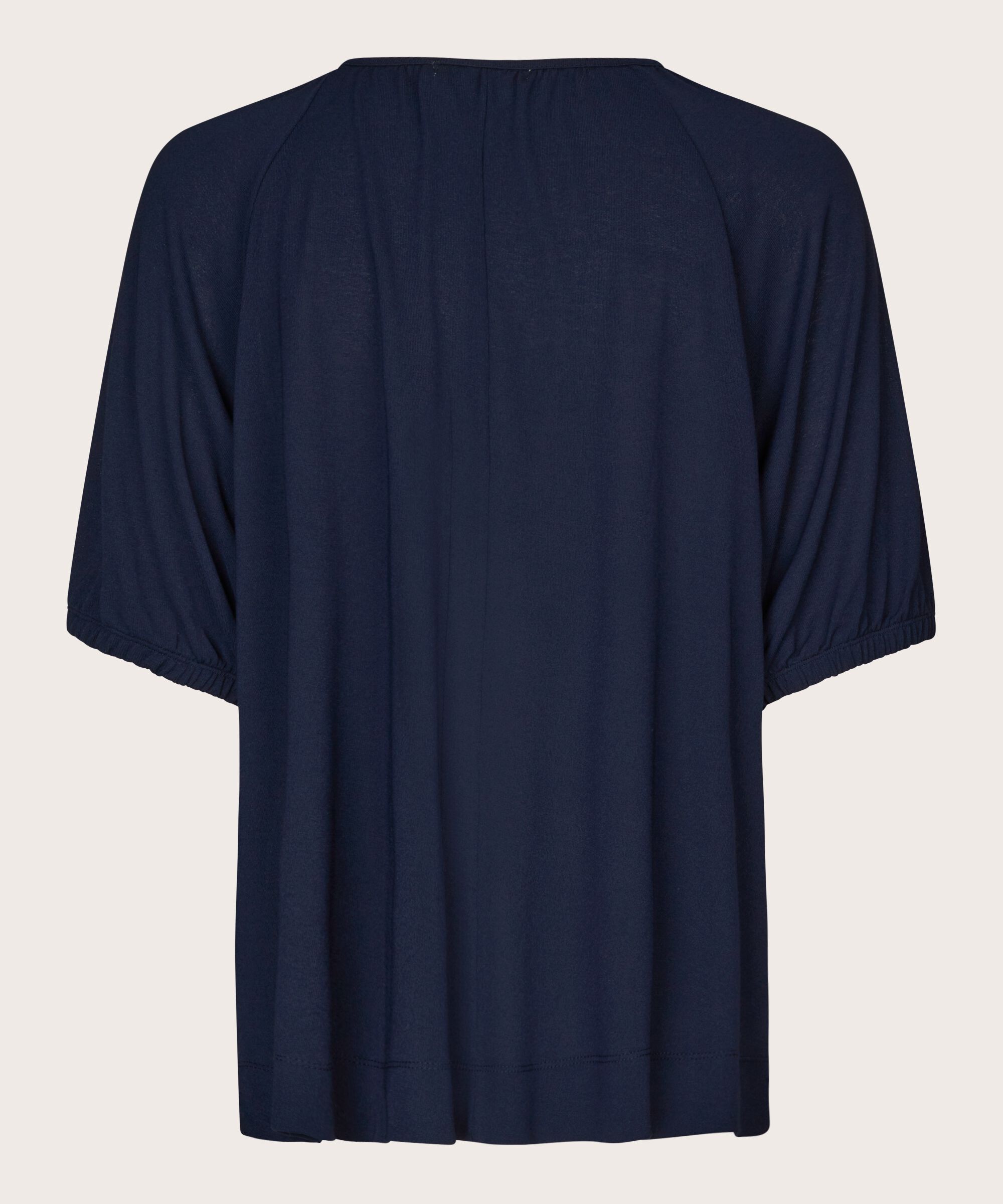 Basma JERSEY Top, Navy
