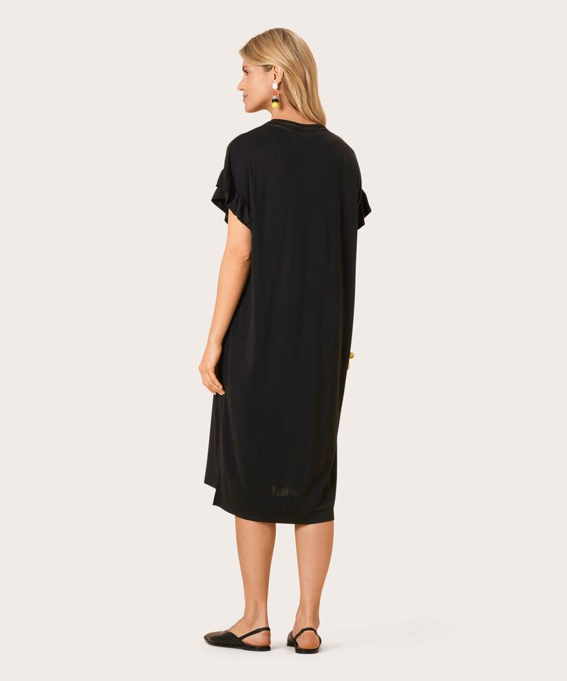 NYSAMA JERSEY DRESS, Black