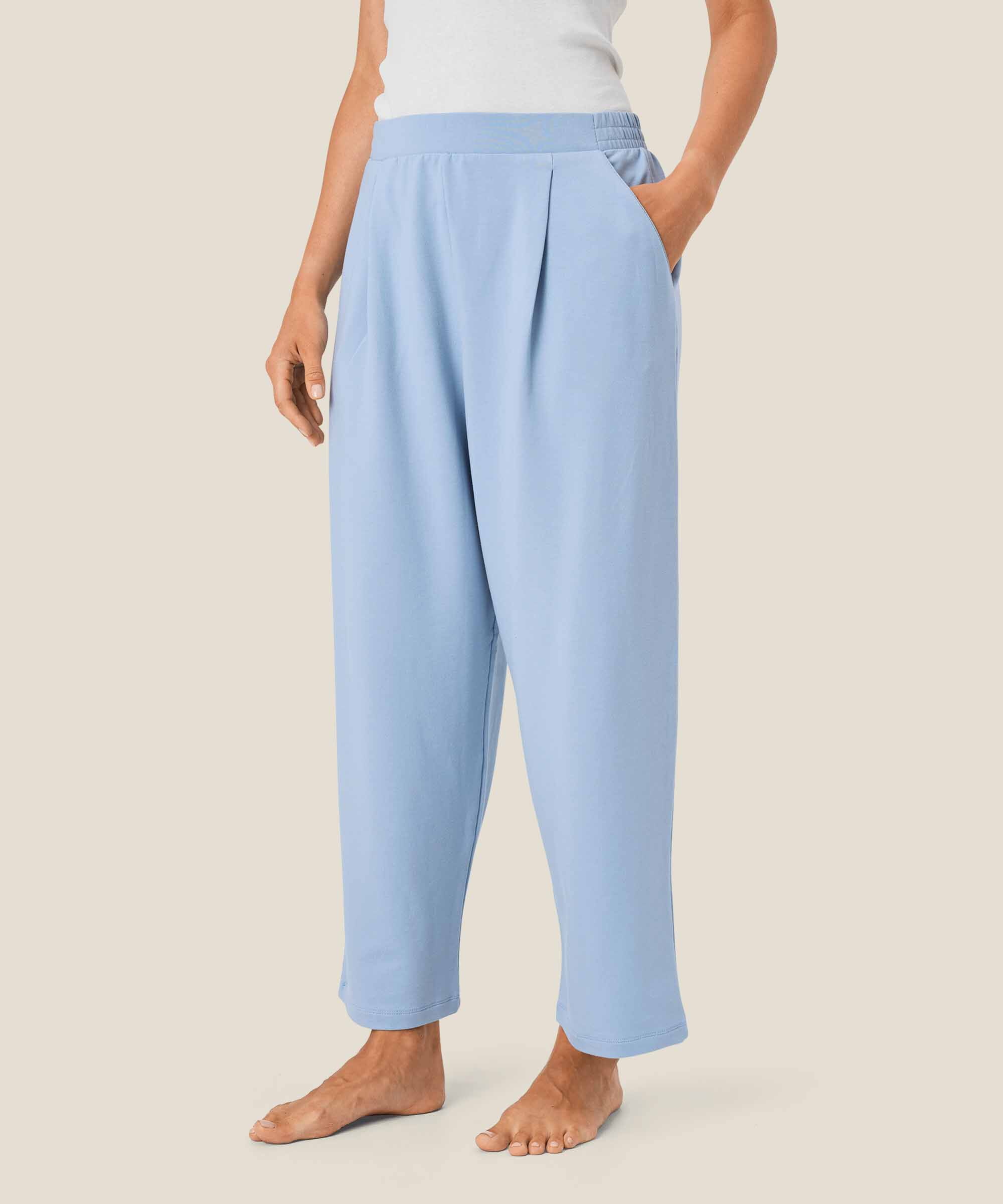 Penelope JERSEY Trousers, Blue Fog