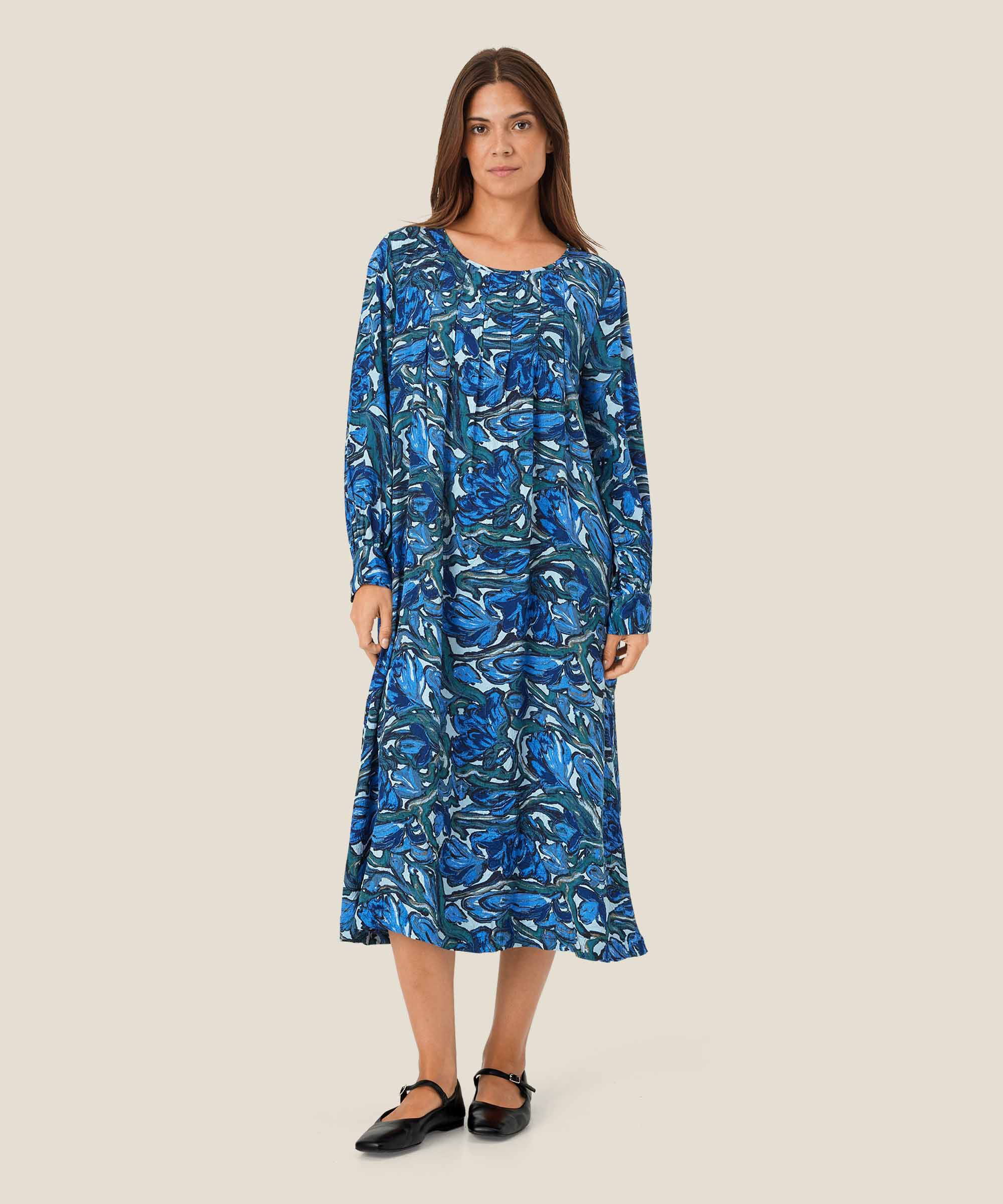 Novalie Dress, Blue Fog