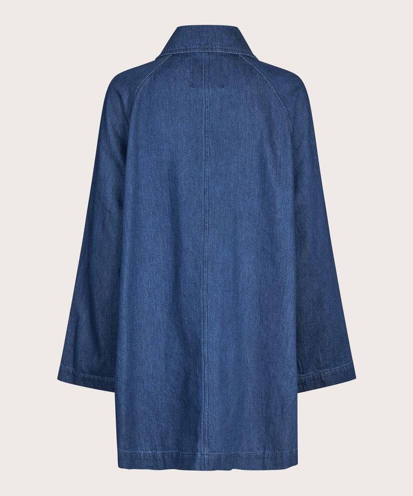 Tam Denim Coat, Dark Denim