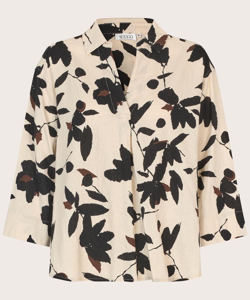 Darale Blouse, Chestnut