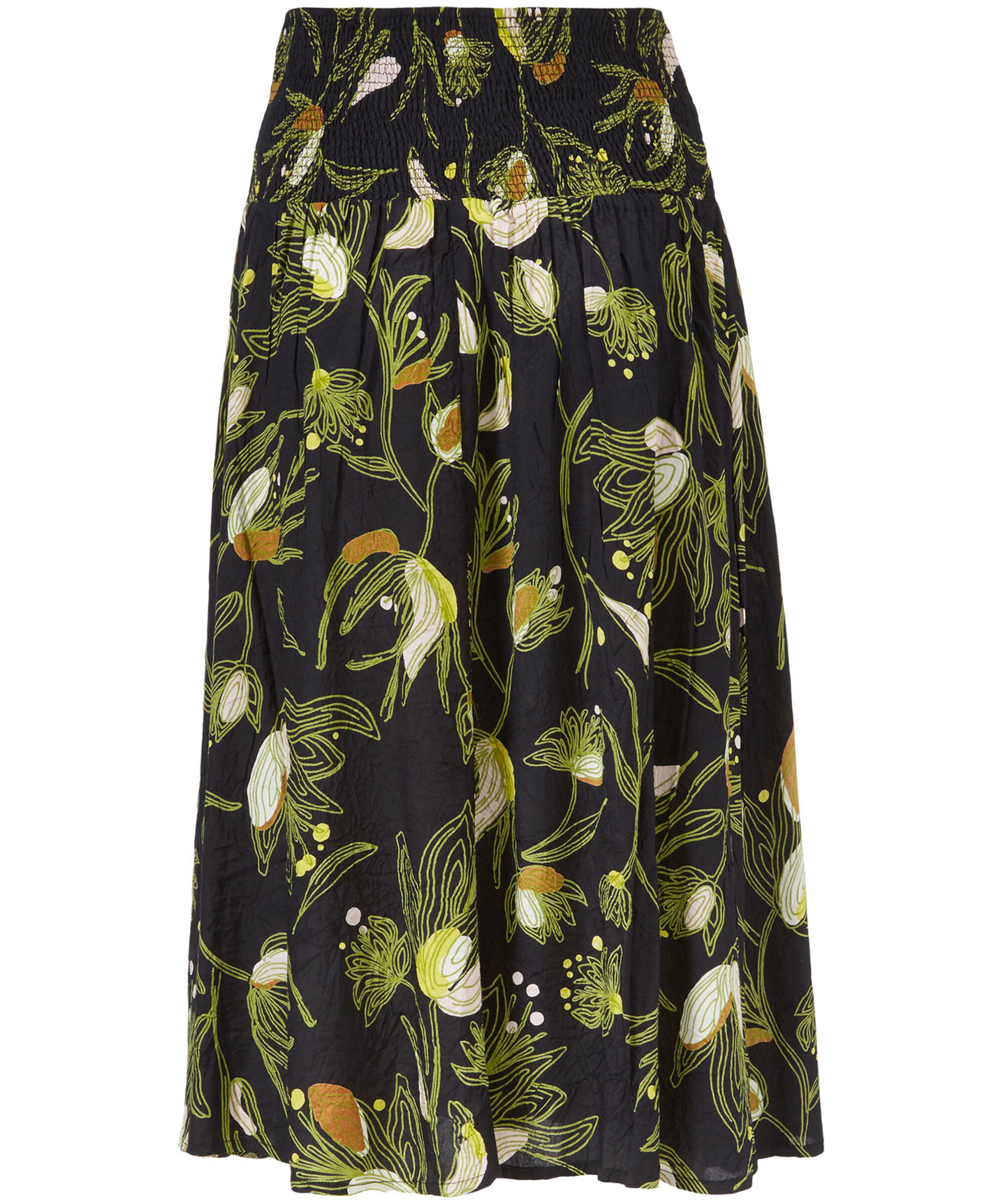 SONDRA SKIRT, Green Sheen