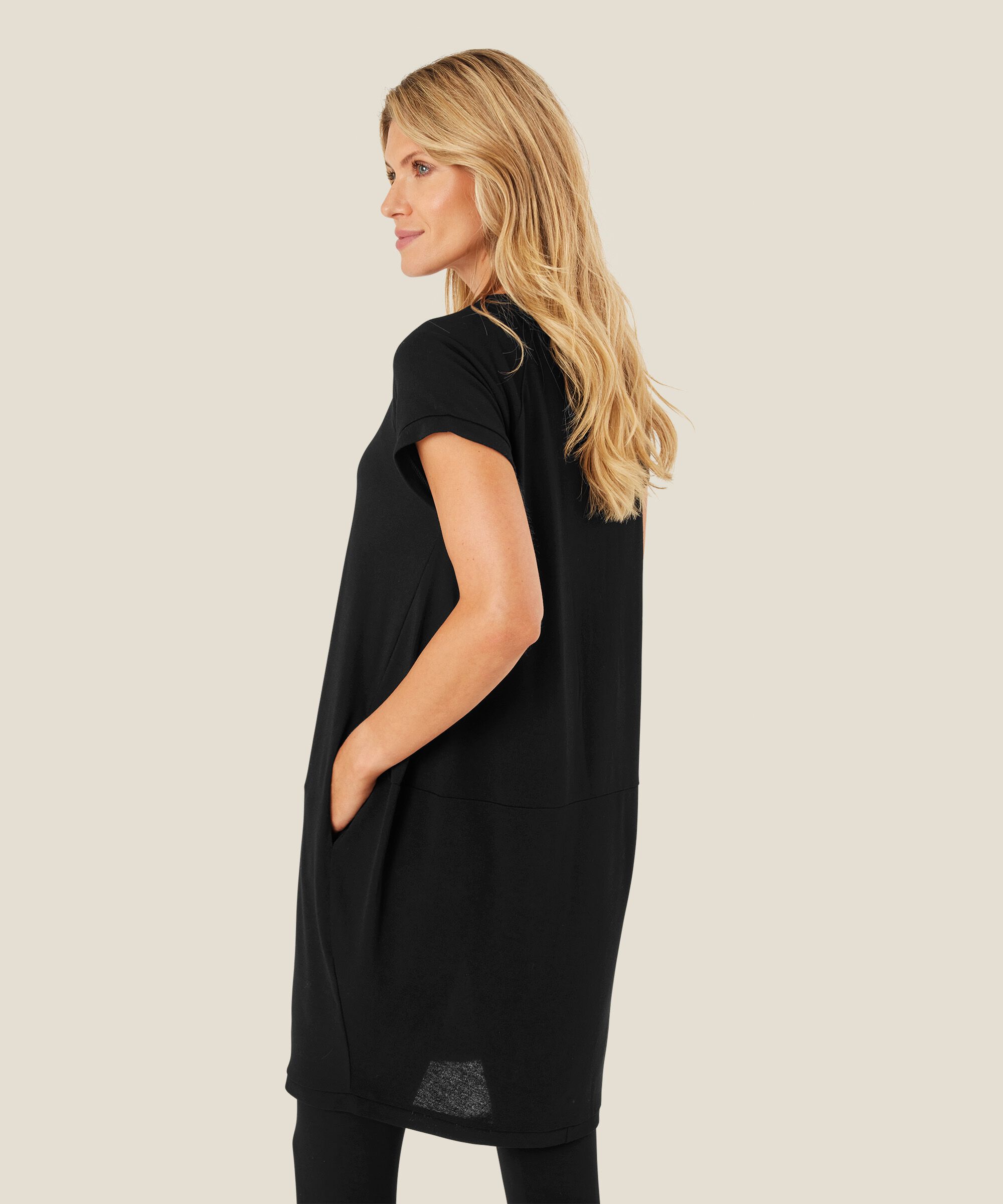 Galina JERSEY Tunic, Black