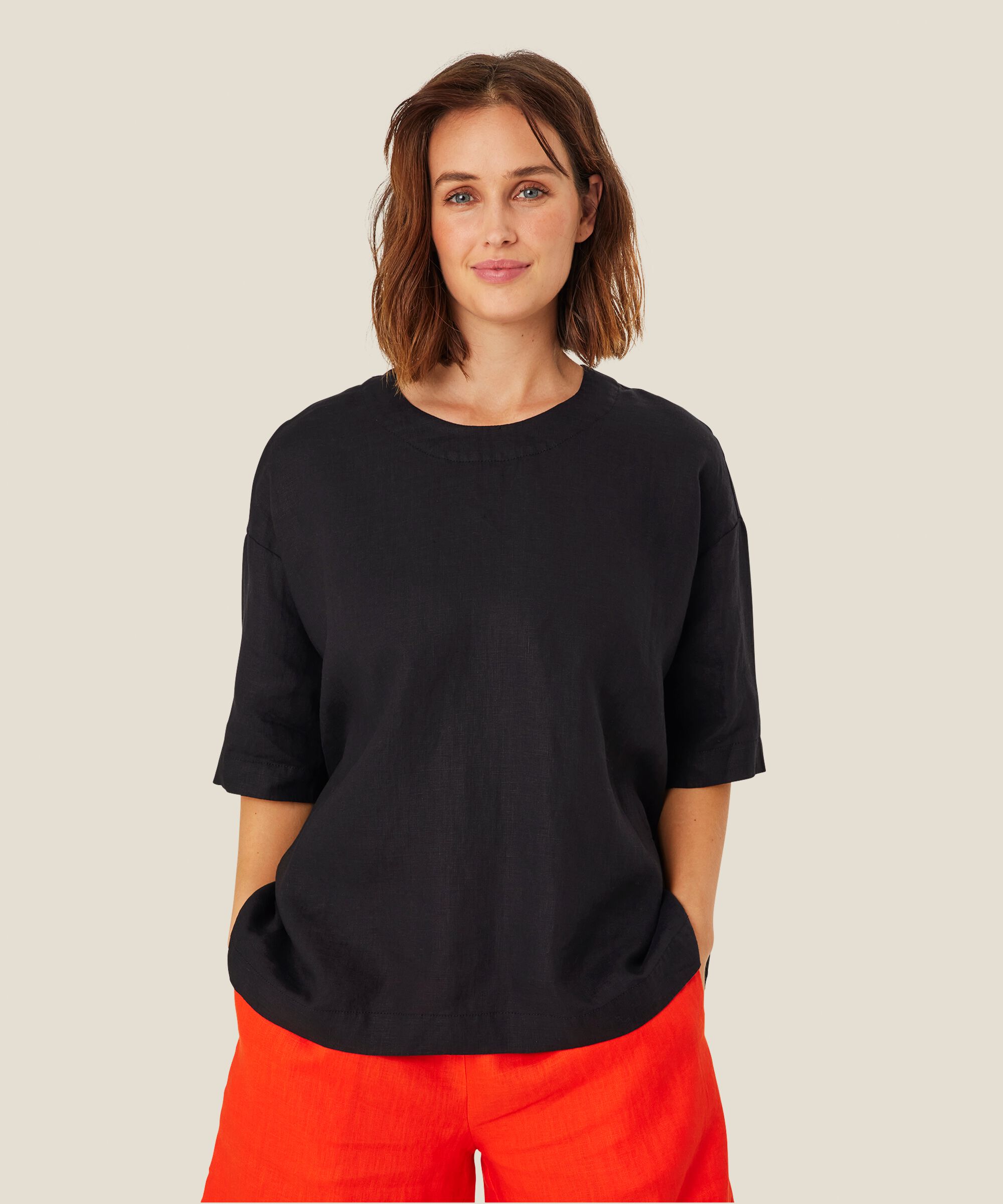 Degana Blouse, Black