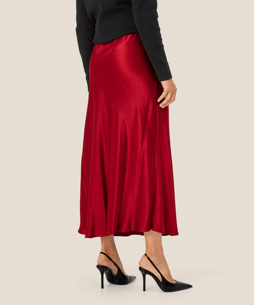 Sybil Skirt, Red Dahlia