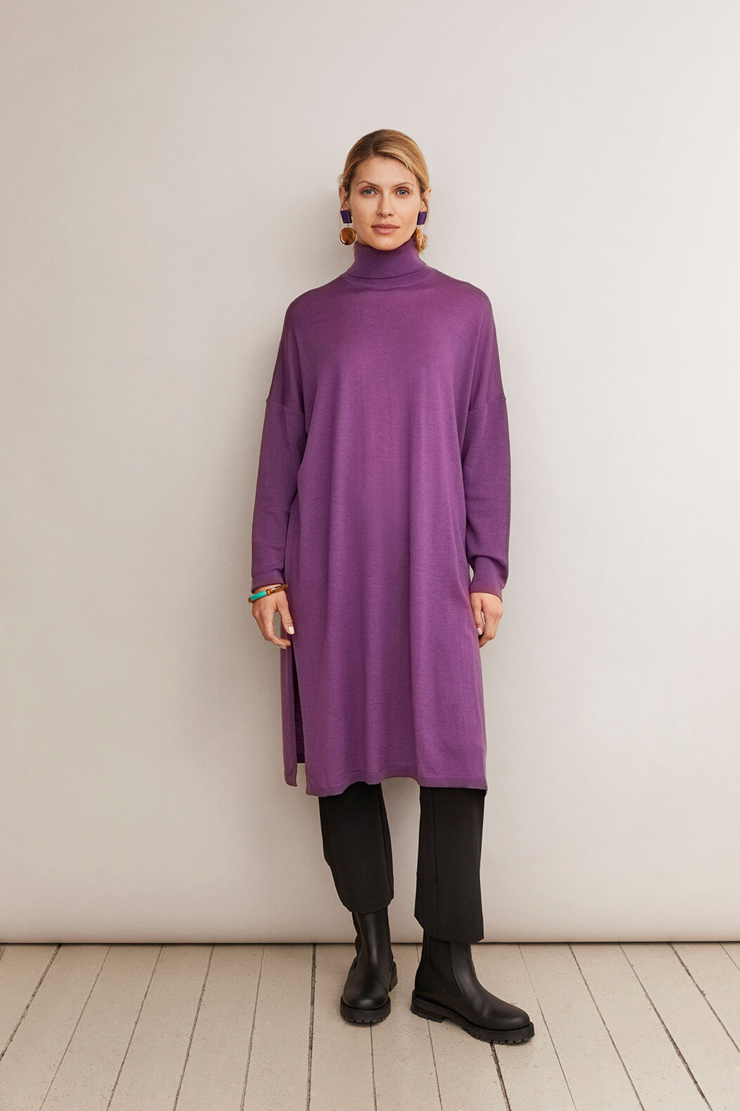 NURIT DRESS, Sunset Purple
