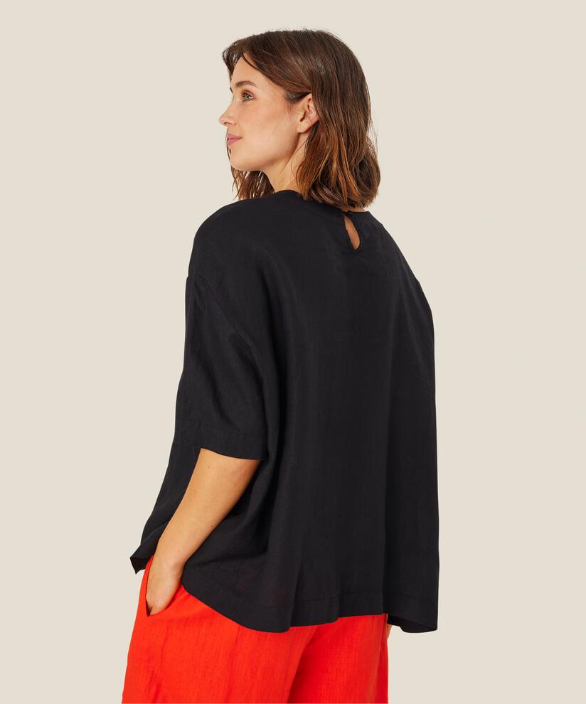 Degana Blouse, Black
