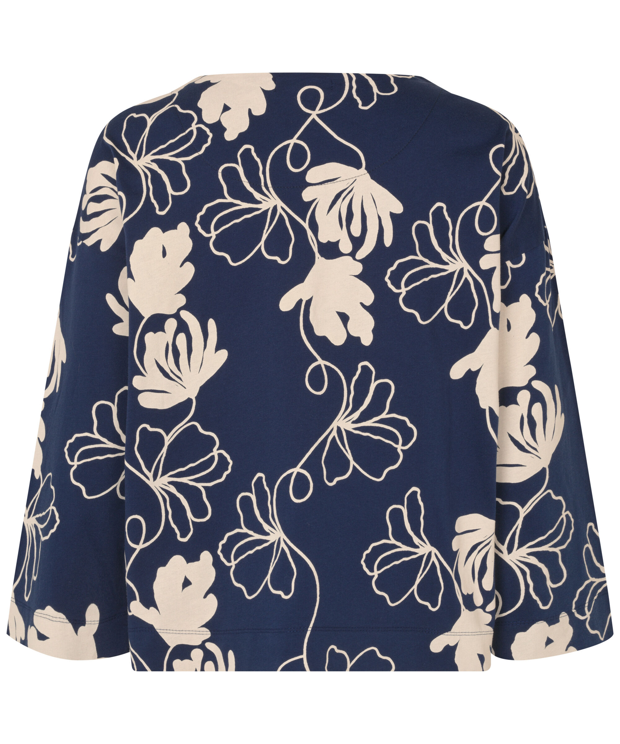 Beannie Jersey Top, Maritime Blue