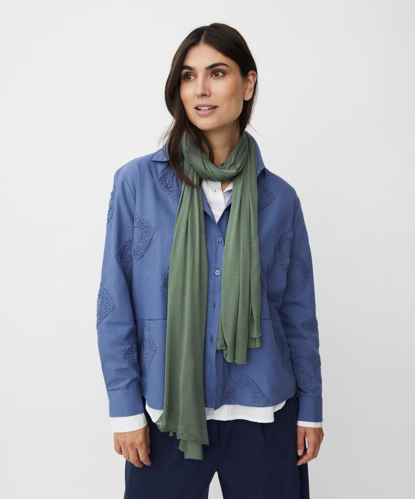 Amega JERSEY Scarf, Duck Green