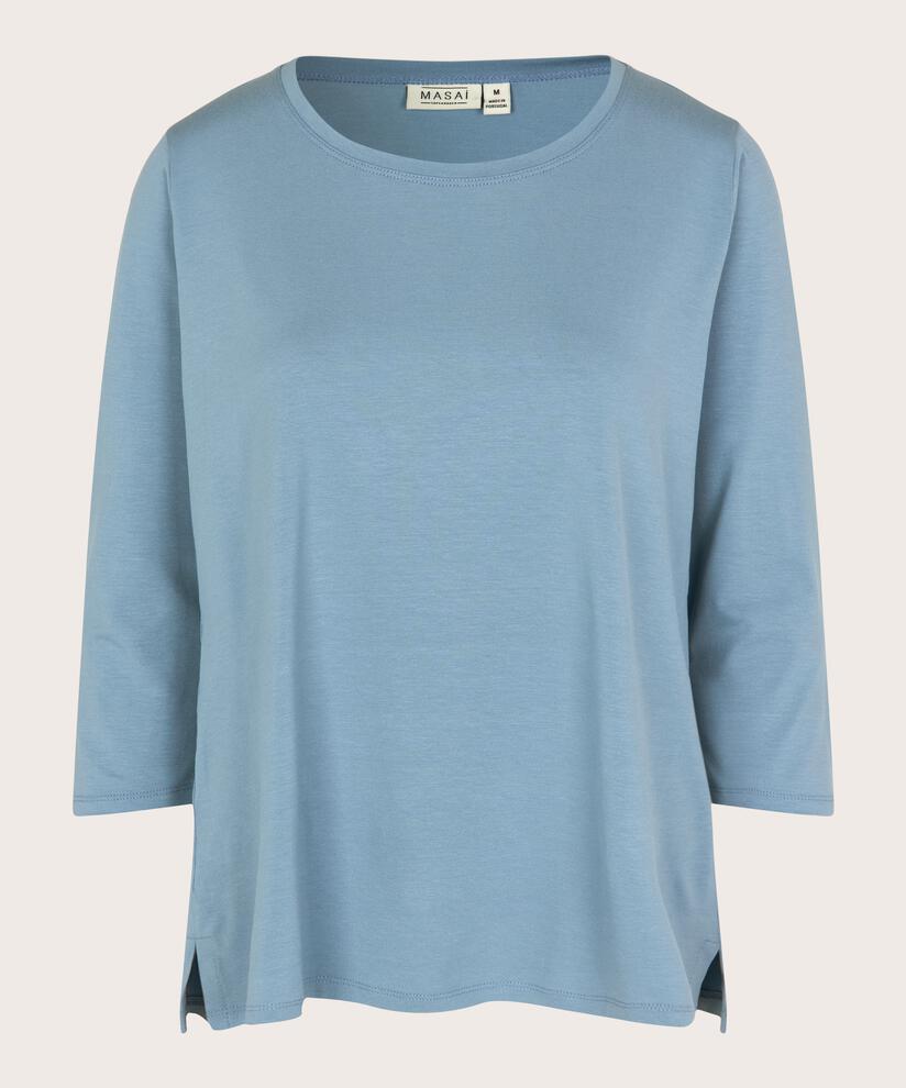 Cecille JERSEY Top, Ashley Blue