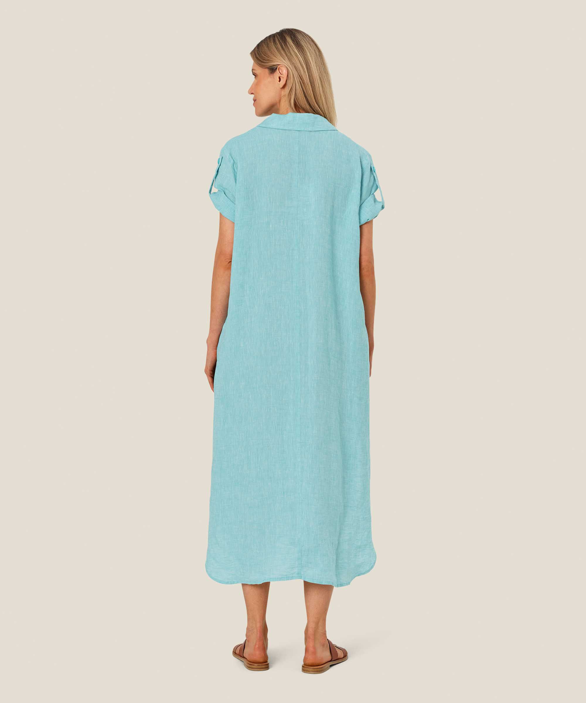 Nixana Dress, Aqua