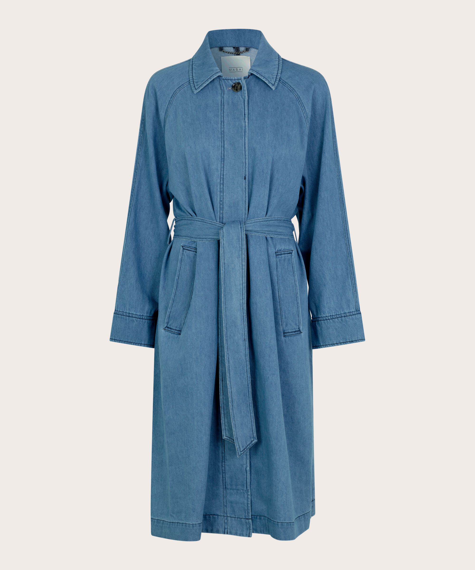 Tova Coat, Light Denim