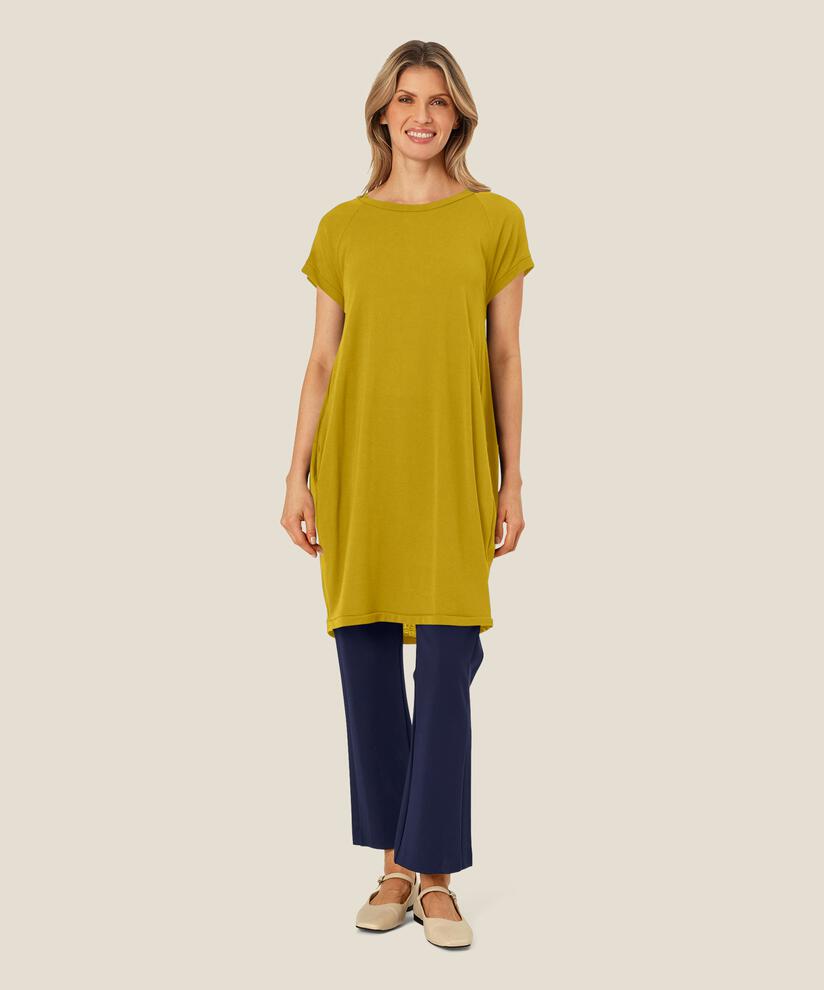 Galina JERSEY Tunic, Burnish Gold