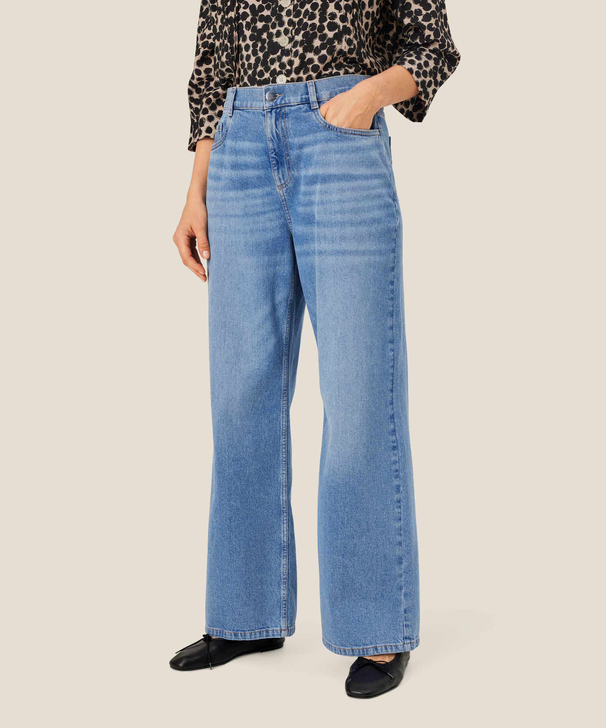Philine Denim Trousers, Light Denim