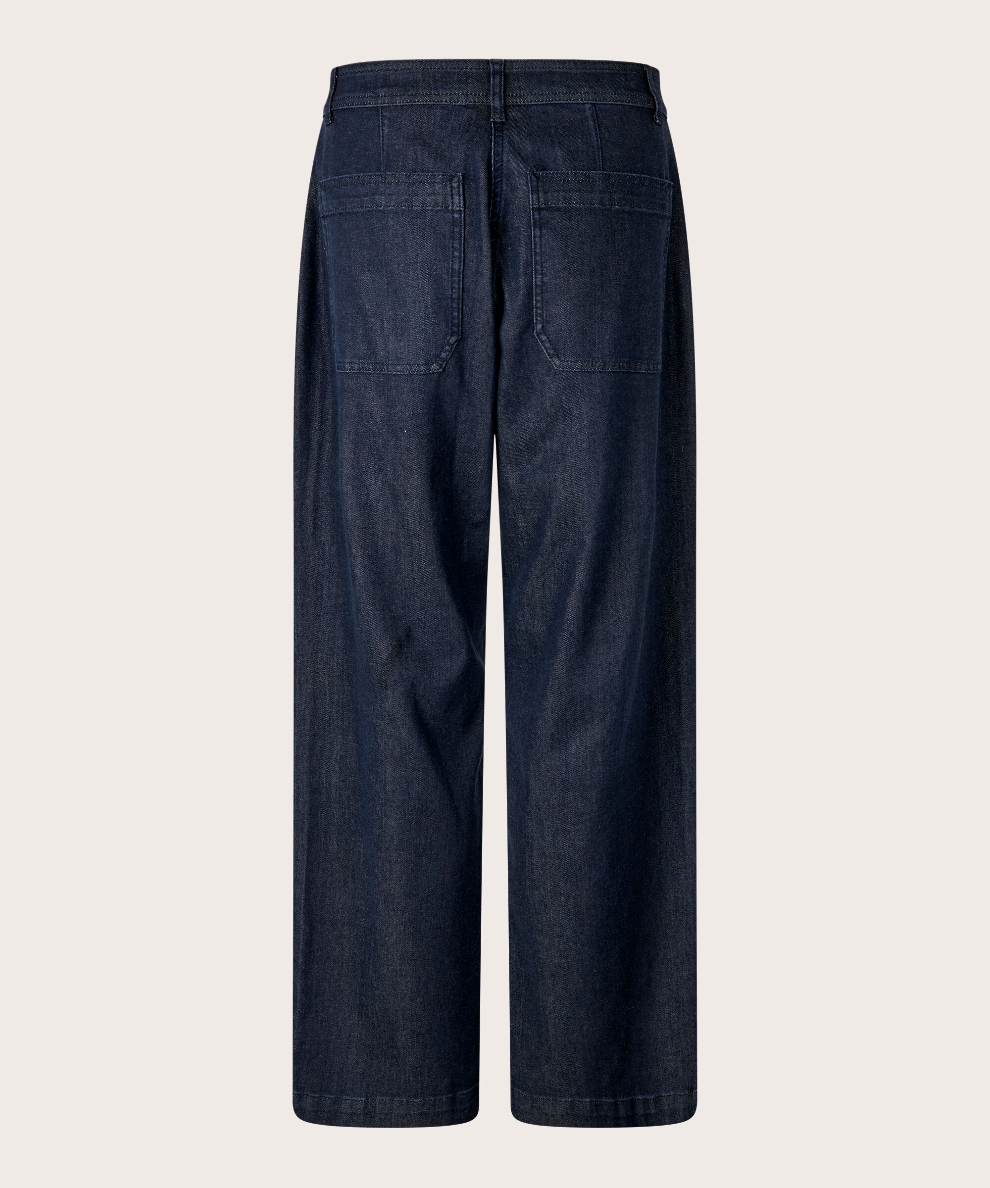 Ponita Denim Trousers, Dark Denim