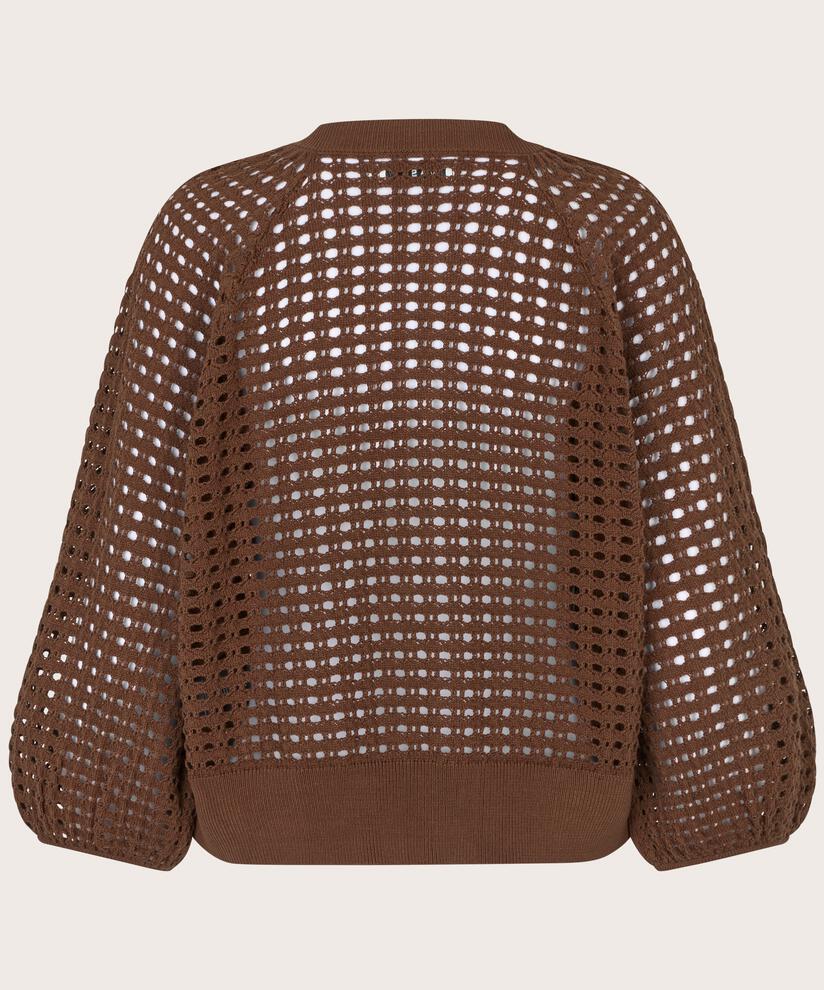 Lakker Cardigan, Chestnut