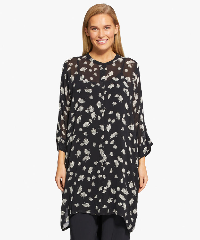 IOSETTA SHIRT DRESS, Black