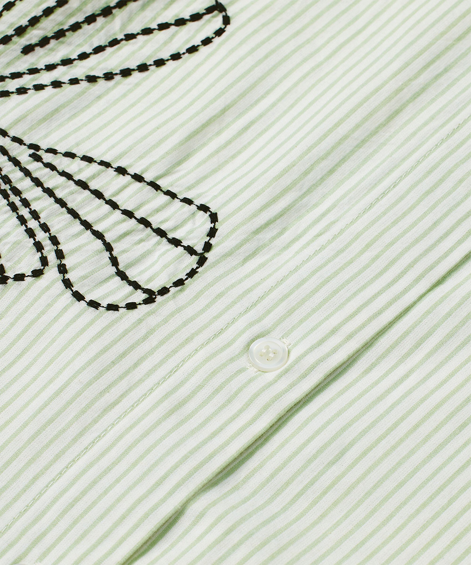 Nomi Shirt Dress, Frosty Green