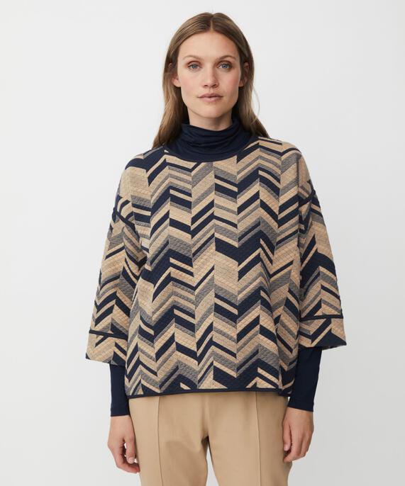 Briella JERSEY Top, Travertine