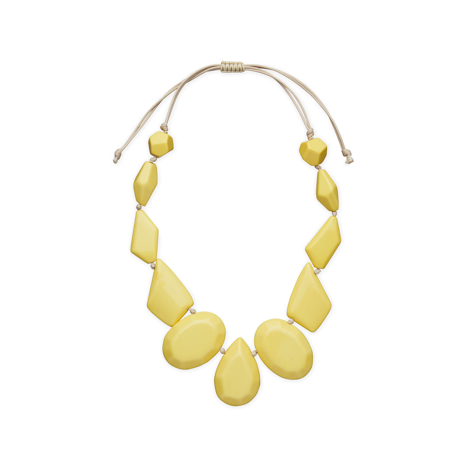 RANDEE NECKLACE, Cream gold