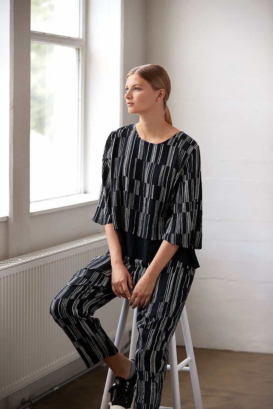 PANNA TROUSERS, Black