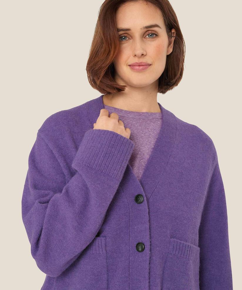 Lettie Cardigan, Meadow Violet
